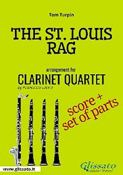 The St.Louis Rag - Clarinet Quartet score & parts