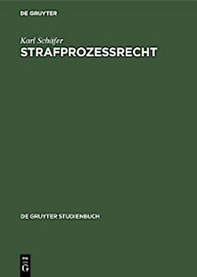 Strafprozeßrecht