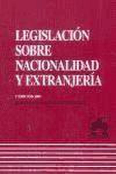 Legislación sobre nacionalidad y extranjería
