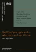 Ost-West-Sprachgebrauch zehn Jahre nach der Wende