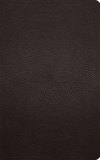 ESV Thinline Bible, Red Letter (Buffalo Leather, Deep Brown)