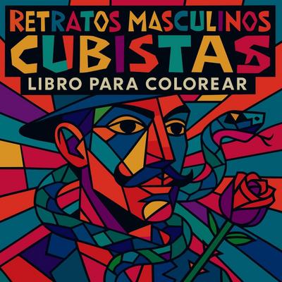 Retratos masculinos cubistas - Libro para colorear
