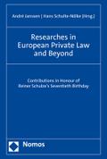 Researches in European Private Law and Beyond
