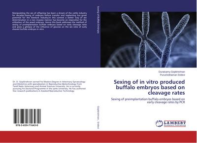 Sexing of in vitro produced buffalo embryos based on cleavage rates