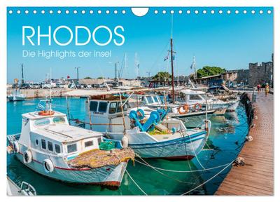 Rhodos - Die Highlights der Insel (Wandkalender 2026 DIN A4 quer), CALVENDO Monatskalender