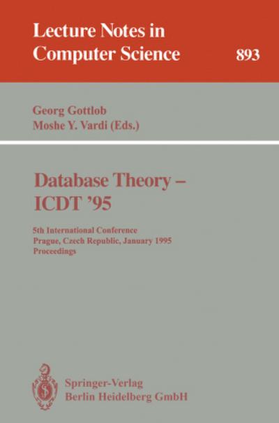 Database Theory - ICDT ’95