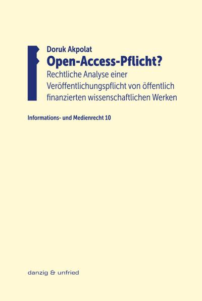 Open-Access-Pflicht?