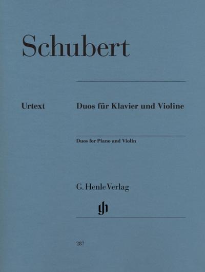 Schubert, Franz - Duos für Klavier und Violine