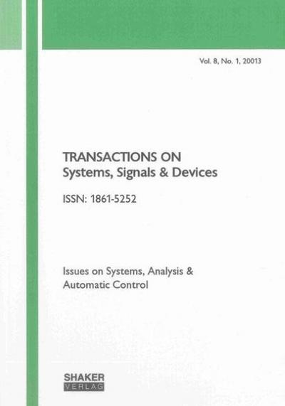 Transactions on Systems, Signals and Devices Vol.8, No.1