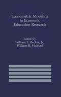Econometric Modeling in Economic Education Research