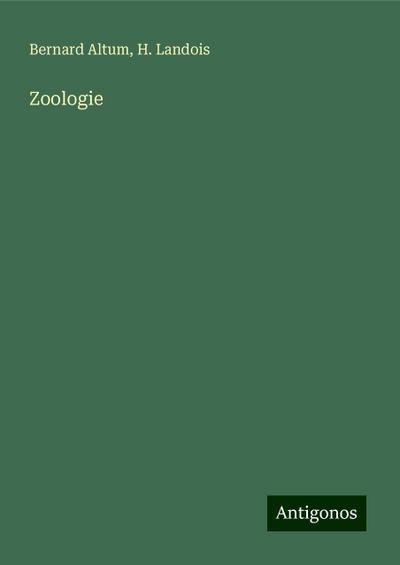 Altum, B: Zoologie