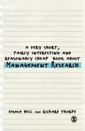 A Very Short, Fairly Interesting and Reasonably Cheap Book about Management Research