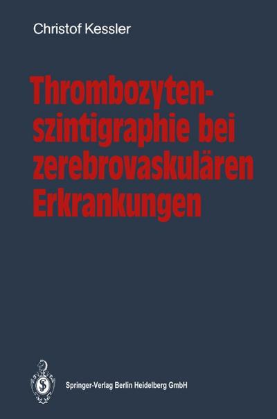 Thrombozytenszintigraphie bei zerebrovaskulären Erkrankungen