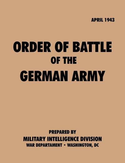 Order of Battle of the German Army,  April 1943