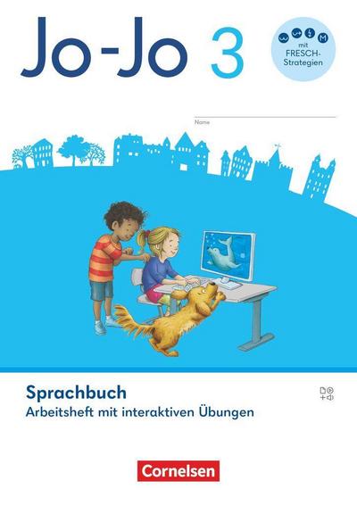 Jo-Jo Sprachbuch 3. Schuljahr - Allgemeine Ausgabe 2024 - Arbeitsheft mit interaktiven Übungen