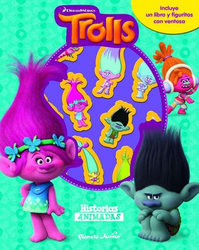 Trolls. Historias animadas : libro con 10 figuritas