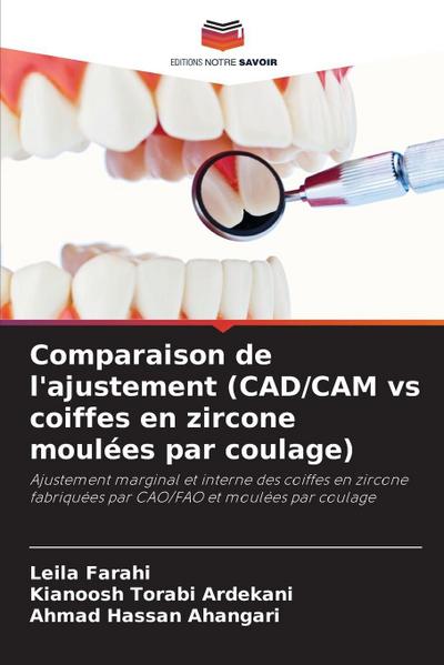Comparaison de l’ajustement (CAD/CAM vs coiffes en zircone moulées par coulage)