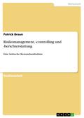 Risikomanagement, -controlling und -berichterstattung
