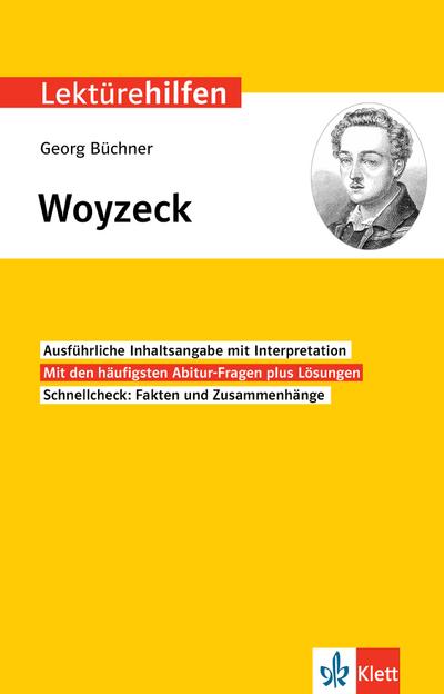 Klett Lektürehilfen Georg Büchner, Woyzeck: Interpretationshilfe für Oberstufe und Abitur