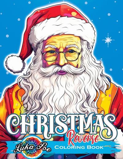 Reverse Coloring Book Christmas