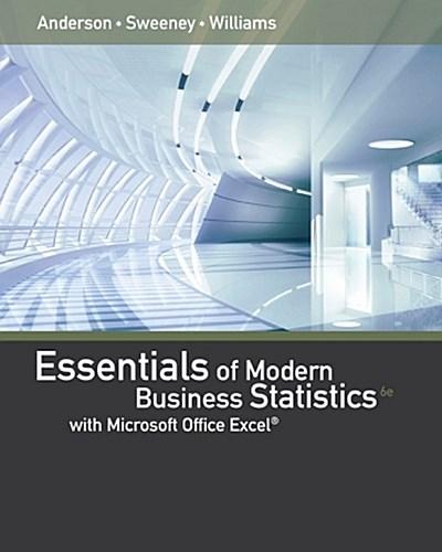 Essentials of Modern Business Statistics with Microsoft® Excel®