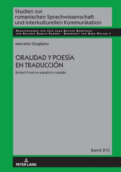 Oralidad y poesía en traducción