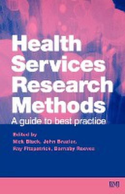 Health Services Research Methods