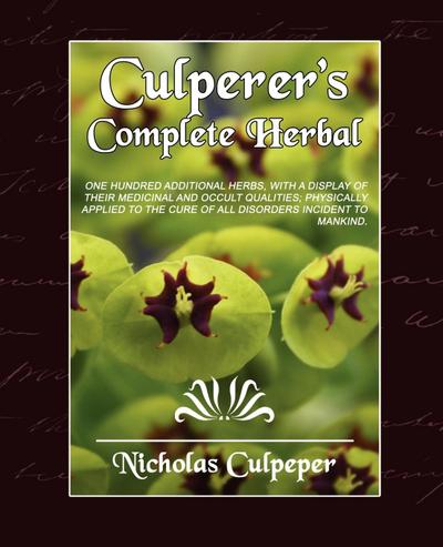 Culpeper’s Complete Herbal