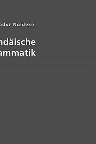 Mandäische Grammatik