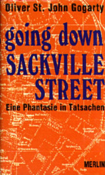 As I was going down Sackville Street