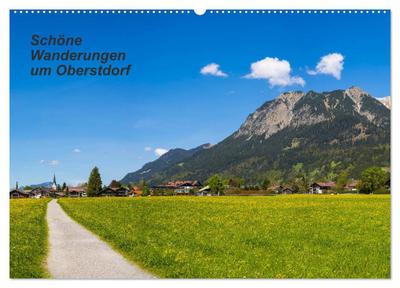 Schöne Wanderungen um Oberstdorf (Wandkalender 2026 DIN A2 quer), CALVENDO Monatskalender