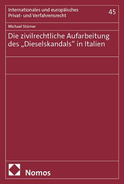 Die zivilrechtliche Aufarbeitung des "Dieselskandals" in Italien