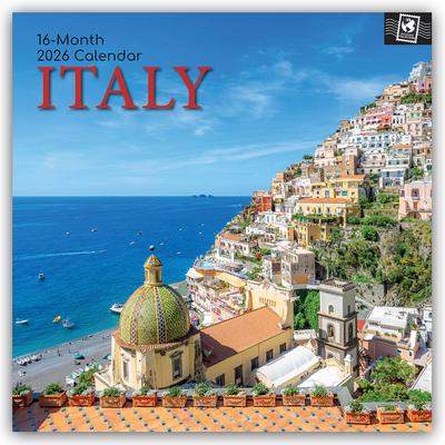Italy - Italien 2026 - 16-Monatskalender