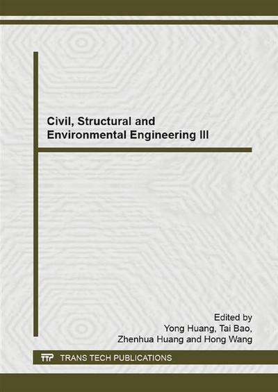 Civil, Structural and Environmental Engineering III