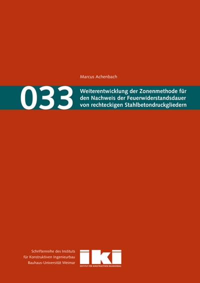Achenbach, M: Weiterentwicklung der Zonenmethode für den Nac