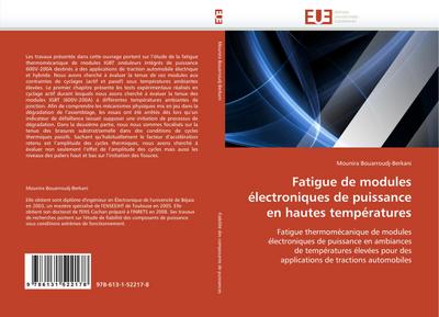 Fatigue de modules électroniques de puissance en hautes températures - Mounira Bouarroudj-Berkani