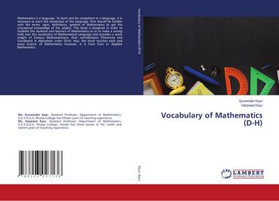 Vocabulary of Mathematics (D-H)
