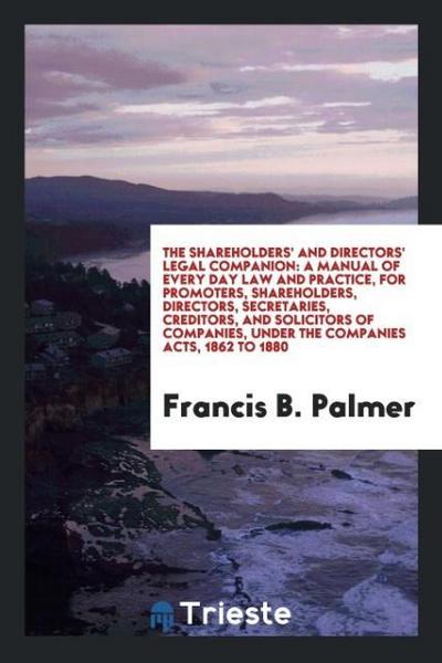 The Shareholders’ and Directors’ Legal Companion
