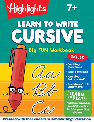 Learn to Write Cursive Big Fun Workbook