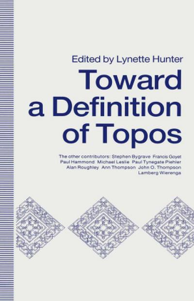 Towards a Definition of Topos