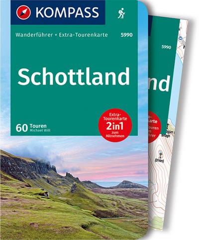 KOMPASS Wanderführer Schottland, Wanderungen an den Küsten und in den Highlands, 60 Touren: mit Extra-Tourenkarte, GPX-Daten zum Download