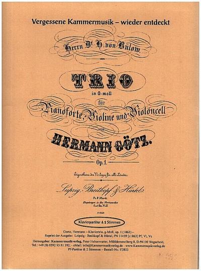 Trio g-Moll op.1für Violine, Violoncello und Klavier