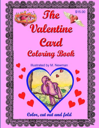 The Valentine Card Coloring Book
