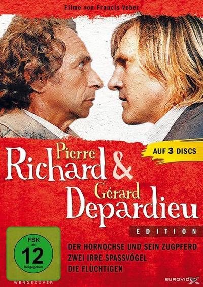 Pierre Richard & Gérard Depardieu Edition - Der Hornochse und sein Zugpferd. Zwei irre Spaßvögel. Die Flüchtigen DVD-Box