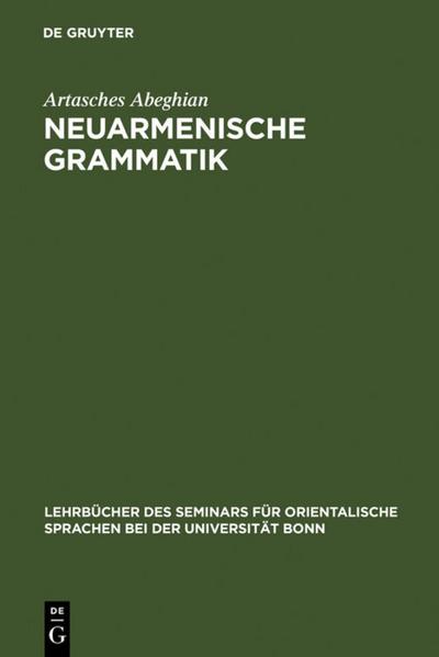 Neuarmenische Grammatik