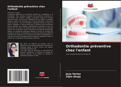 Orthodontie préventive chez l’enfant