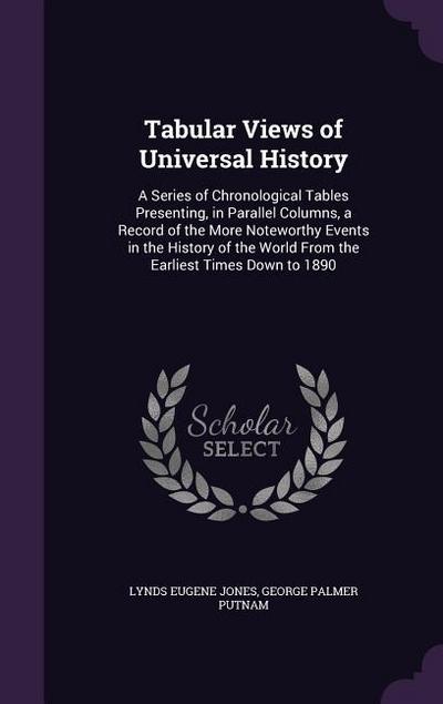 Tabular Views of Universal History