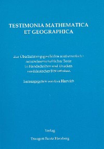 Testimonia Mathematica et Geographica