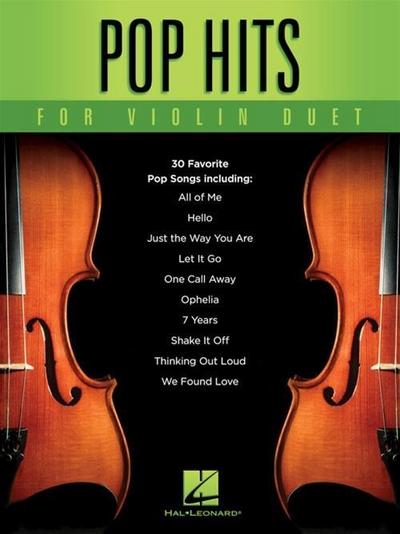 Pop Hits for Violin Duet