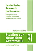 Lexikalische Semantik im Kontext: